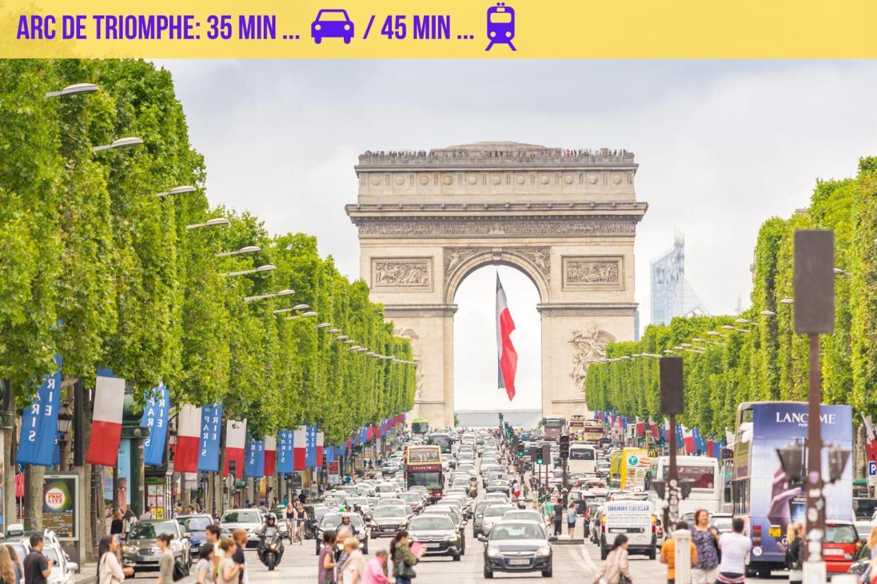 Qhome 5 - F3 Confortable Entre Paris Et Disney - Parking Prive ヴィリエ・シュル・マルヌ エクステリア 写真